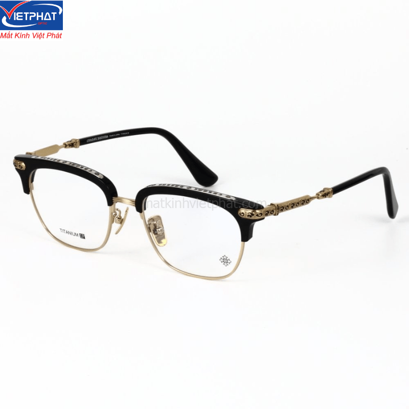 Chrome Hearts kiểu dáng Clubmaster nổi bật với thiết kế trẻ trung, thời thượng