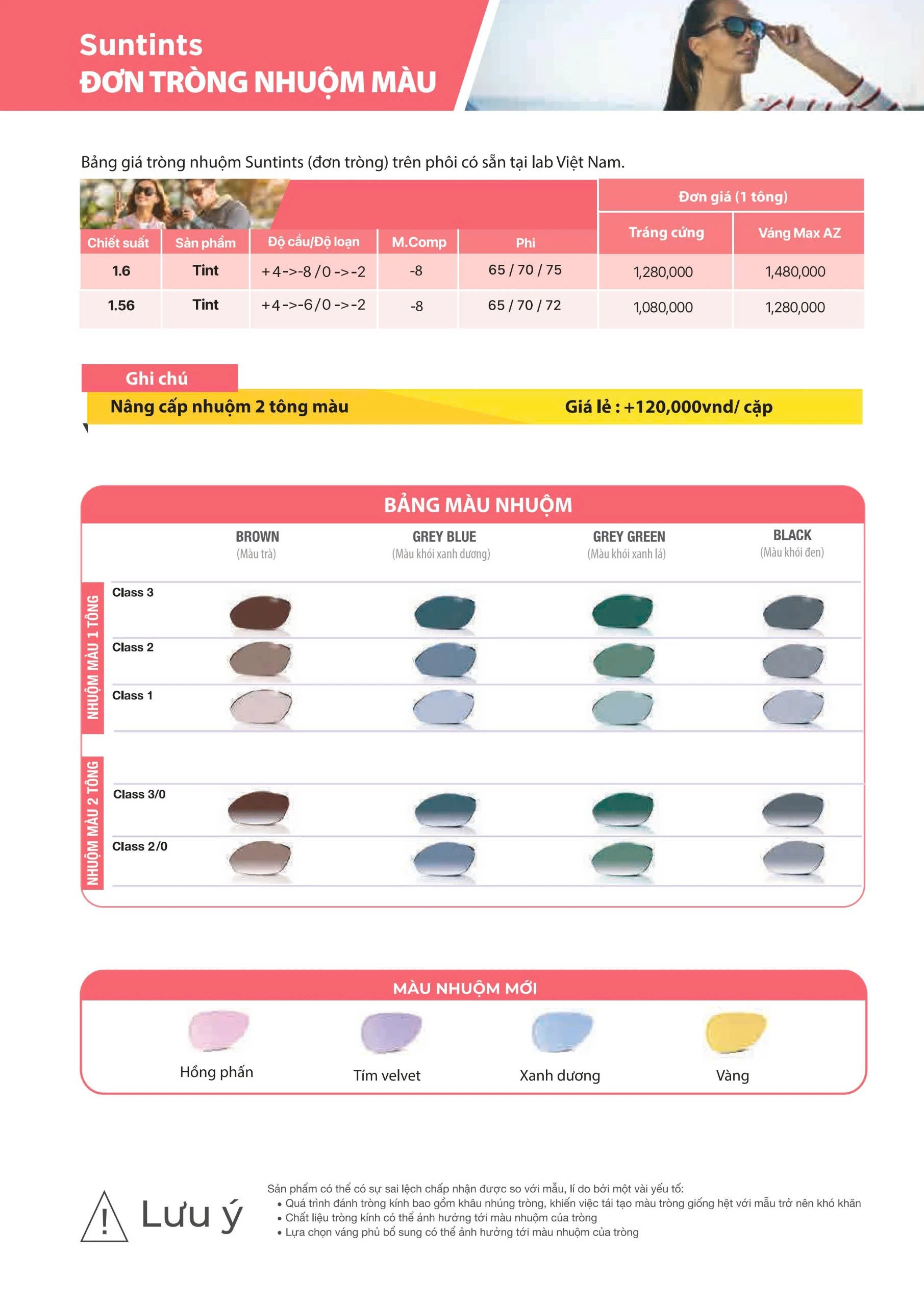 Tròng kính cận màu Essilor Suntints SHMC 14 Tròng kính cận màu Essilor Suntints SHMC