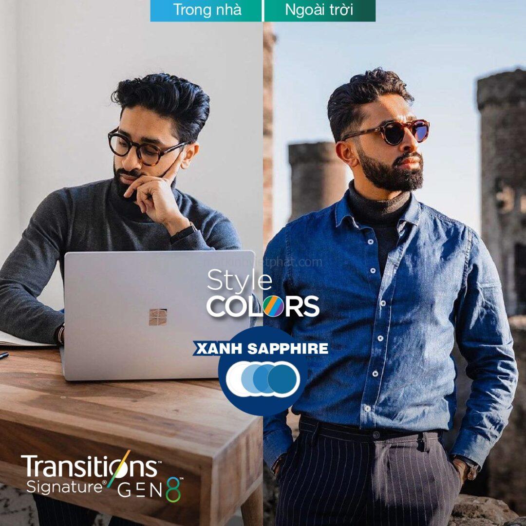 Tốc độ chuyển đổi màu sắc của tròng kính khá nhanh