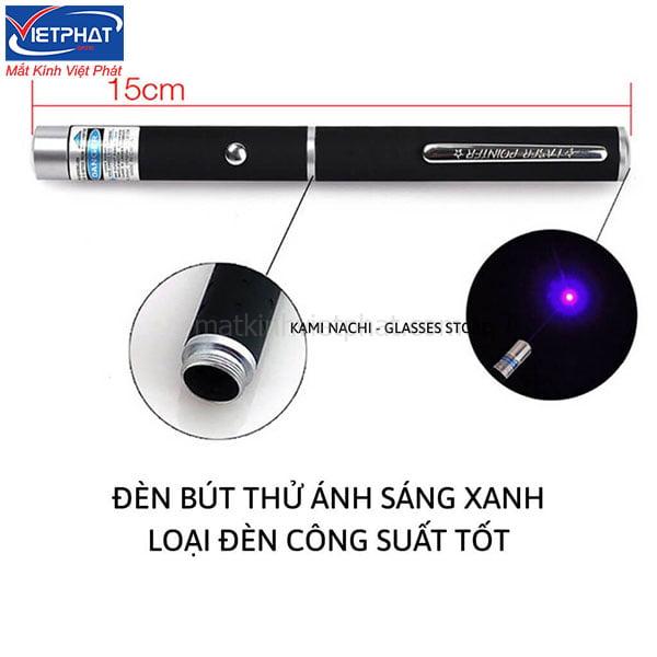 Cách kiểm tra kính có chống ánh sáng xanh 9 Đèn bút thử ánh sáng xanh