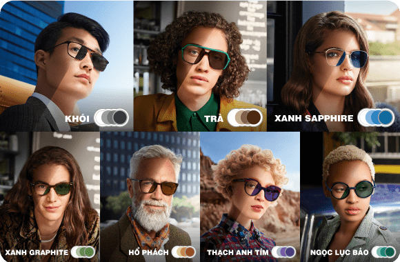 Kính đổi màu 2024: Xu hướng và lựa chọn tốt nhất 8 Tròng kính đổi màu Essilor Transitions gen8