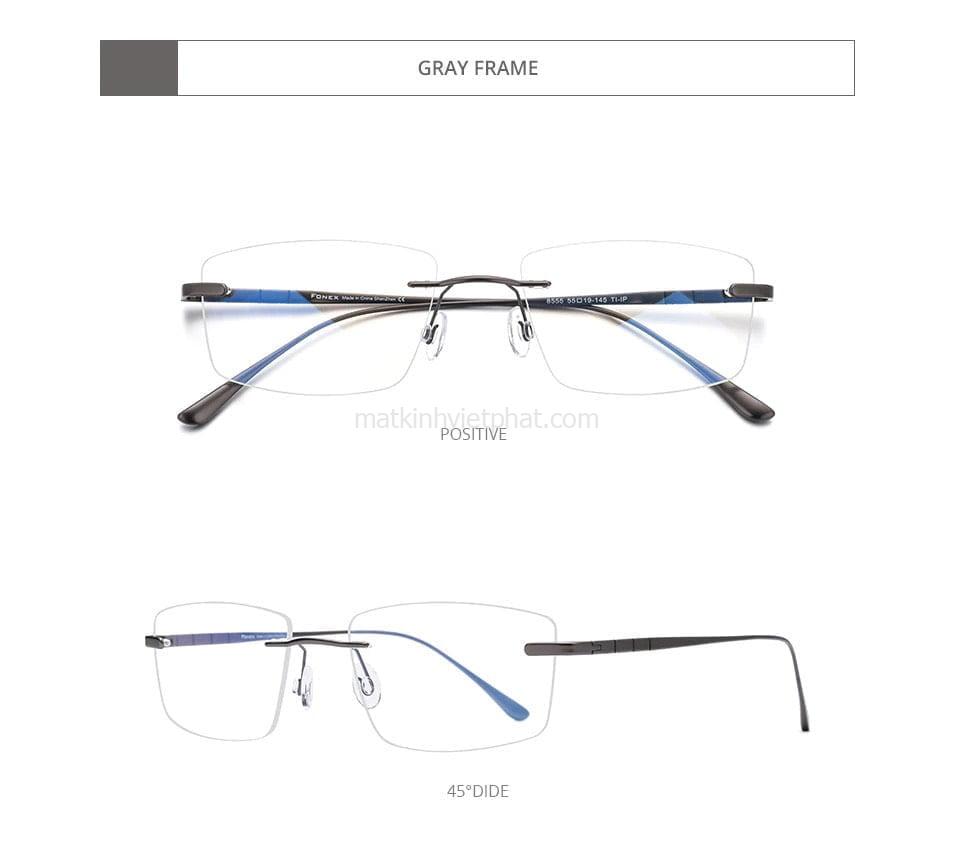 Gọng kính Fonex 8555 10 Gọng kính Fonex 8555