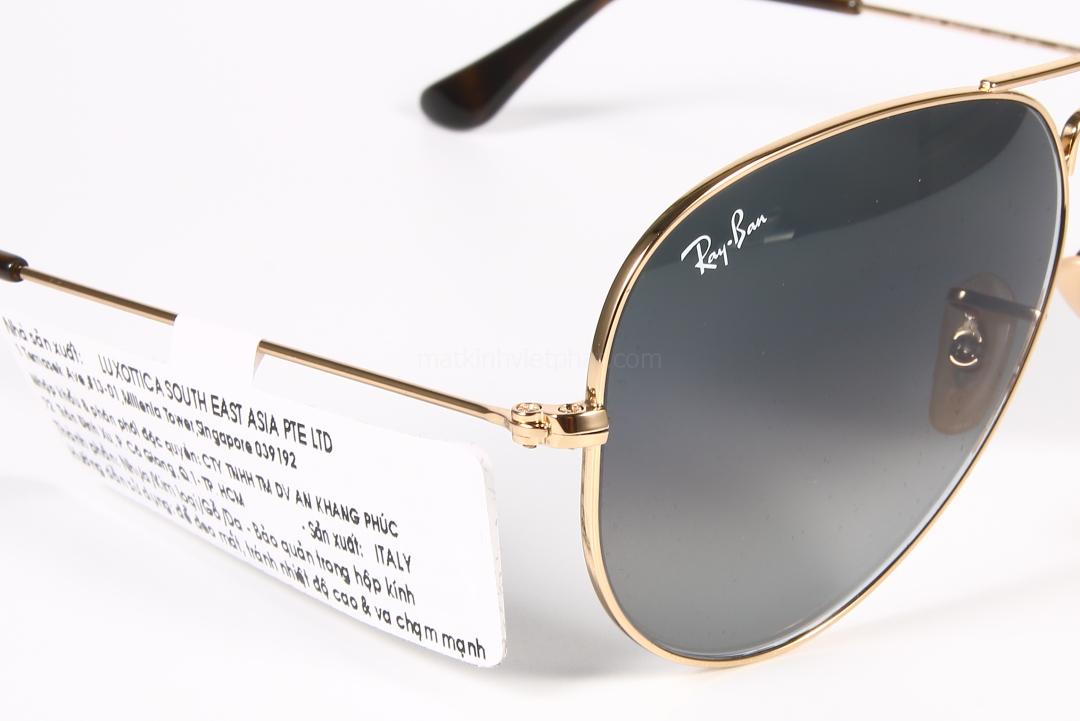 Kính mát RayBan RB3025-181/71 12 Chi tiết Kính mát Aivator RayBan RB3025-181/71