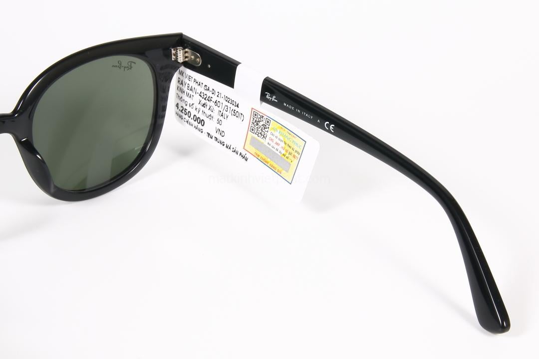Kính mát RayBan RB4324F-601/31 11 Chi tiết càng kính bên phải