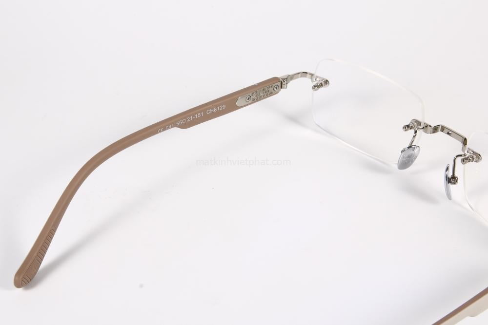 Gọng kính khoan ốc Vietphat CH8129 10 Gọng kính khoan ốc Vietphat CH8129