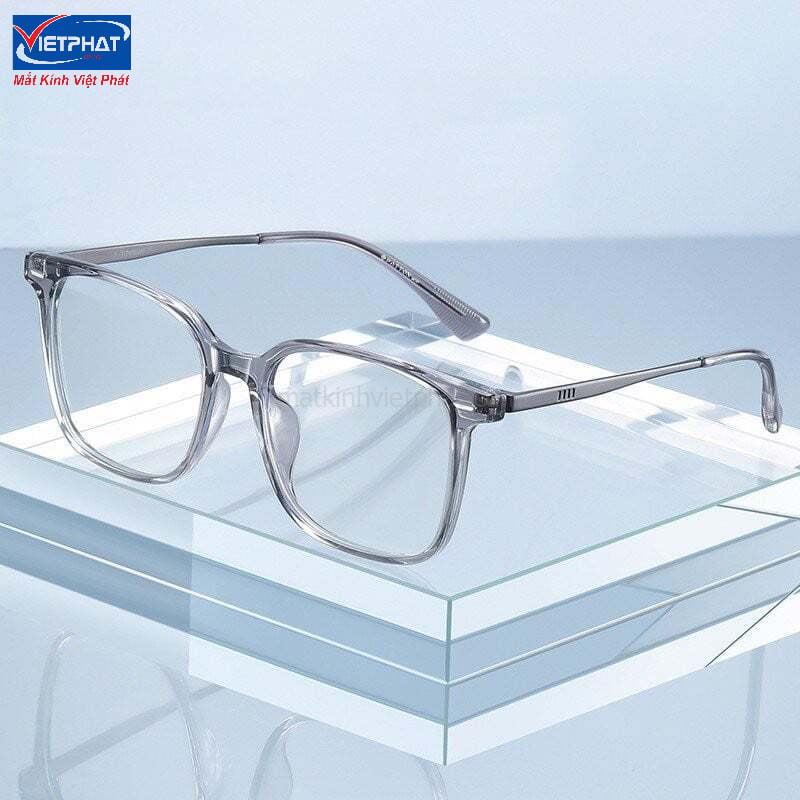 Mắt kính Hot trend chất liệu acetate trong suốt