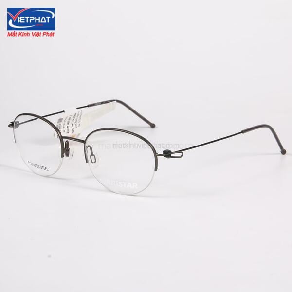 Gọng kính cận kim loại nửa viền