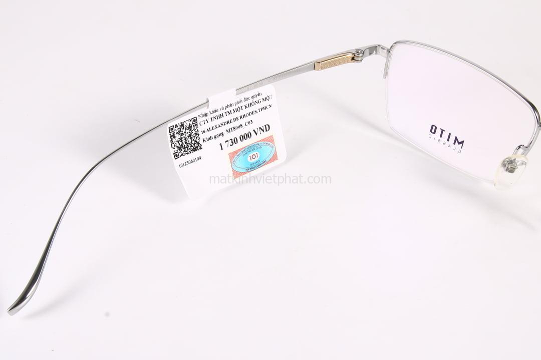 Gọng kính Mito MT8008 10 Gọng kính Mito MT-8008