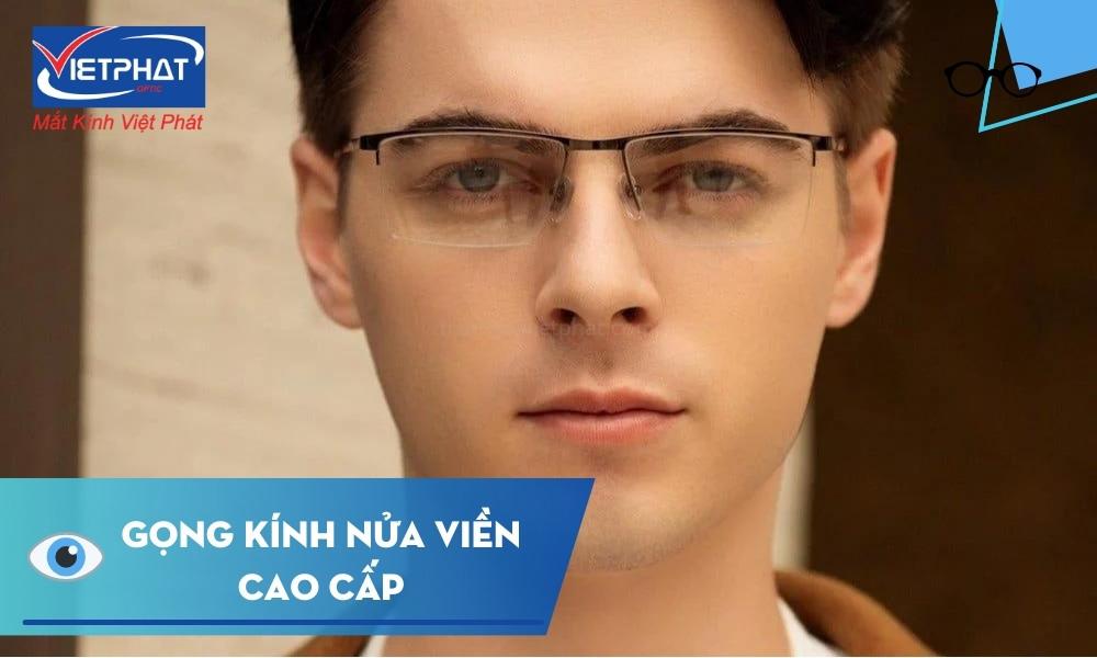 gọng kính nửa viền