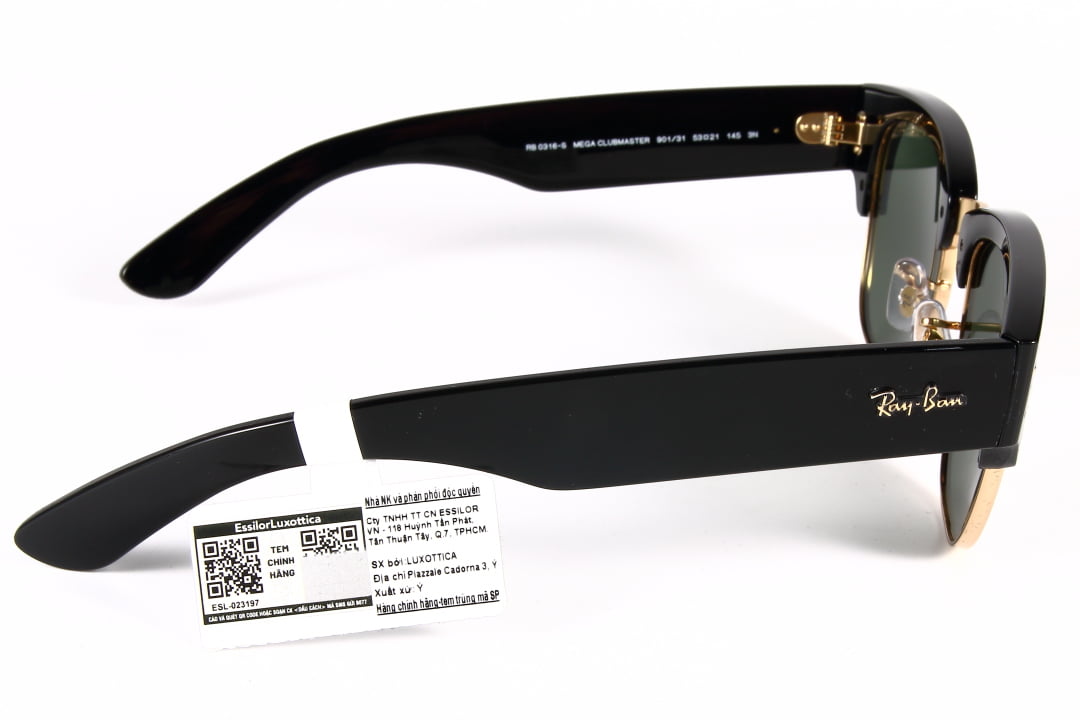 Kính mát RayBan RB0316S Mega Clubmaster 10 Kính mát RayBan RB 0316S Mega Clubmaster