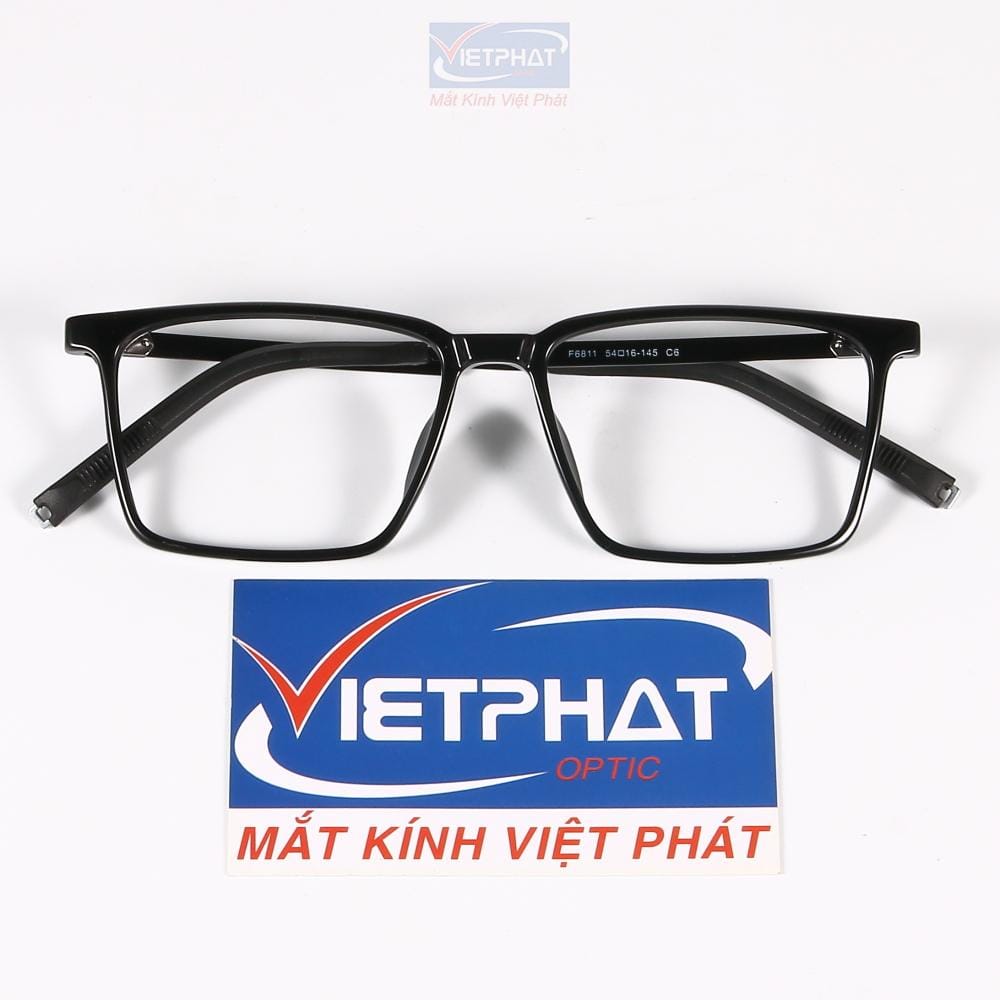 Gọng kính mắt vuông VIETPHAT F6811 14 Gọng kính mắt vuông VIETPHAT F6811