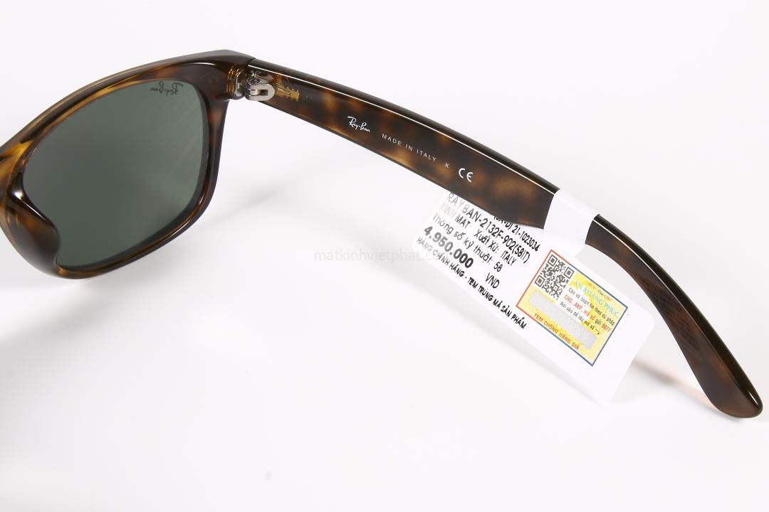 Kính mát RayBan RB2132F-902 12 Càng kính chắc chắn - chi tiết tinh sảo