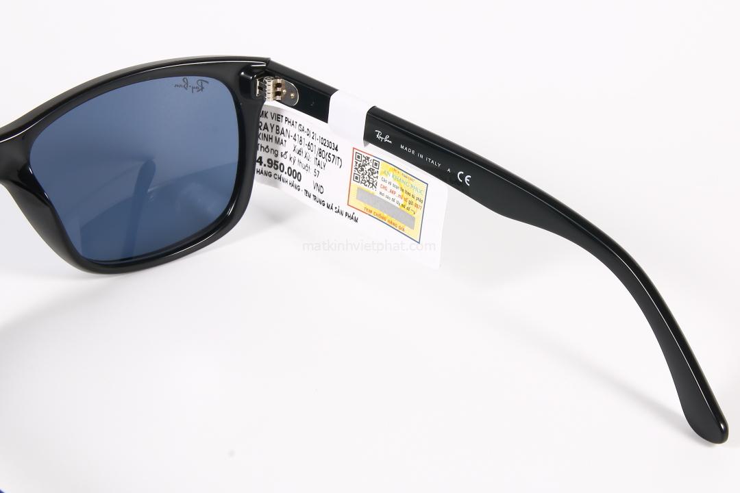 Kính mát RayBan RB4181-601/80 12 Càng kính chắc chắn - chi tiết tinh sảo