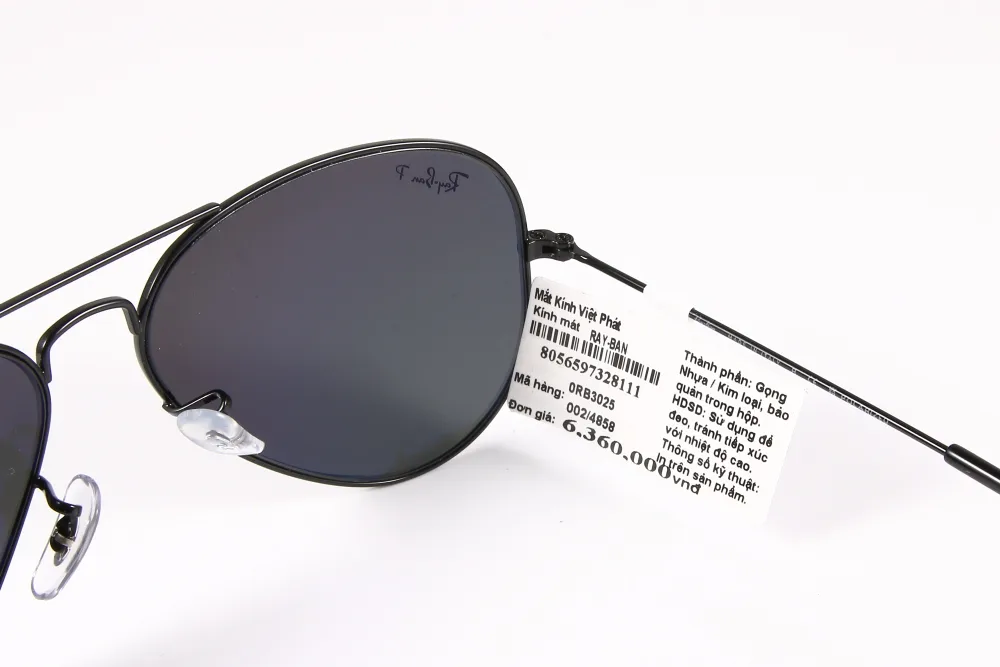 Kính Mát Rayban Polarized 3025-001/58(62IT) 42 Kính Mát Rayban Polarized 3025-001/58(62IT)