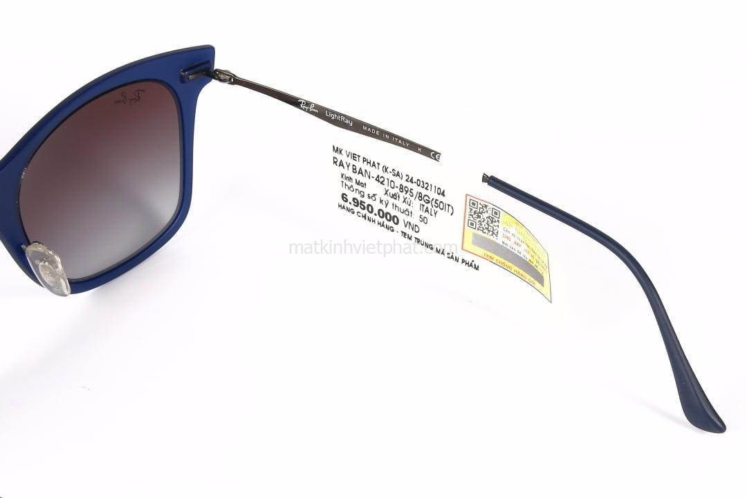 Kính Mát RayBan RB 4210-895/8G(50IT) 12 Kính Mát RayBan RB 4210-895/8G(50IT)