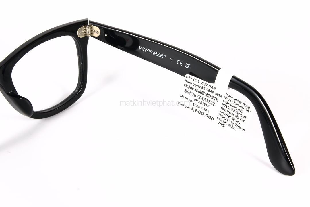 Gọng kính RayBan RB5121F 11 Gọng kính RayBan RB 5121F