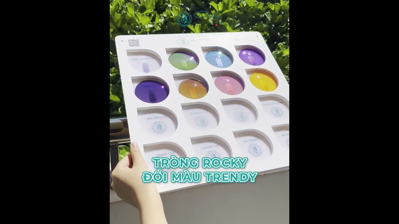Tròng kính đổi màu Trendy Rocky Photochromic