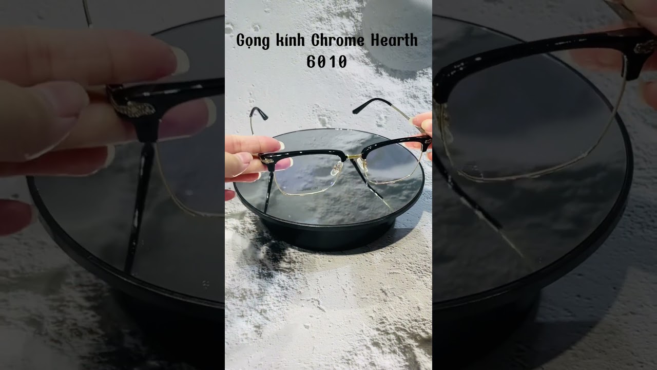 Gọng kính Chrome Hearth 6010 #matkinhvietphat #matkinhchinhhang