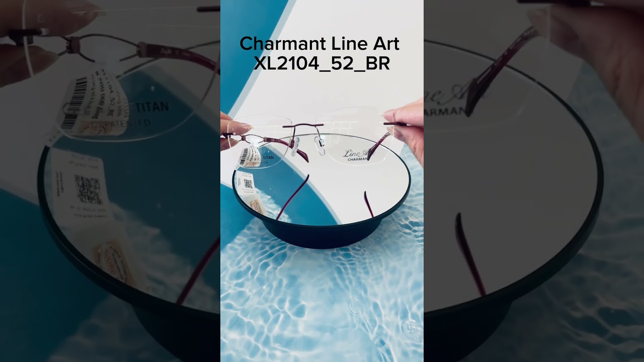 Gọng kính Charmant Line Art  https://matkinhvietphat.com/gong-kinh-charmant-line-art-xl2104_52_br/