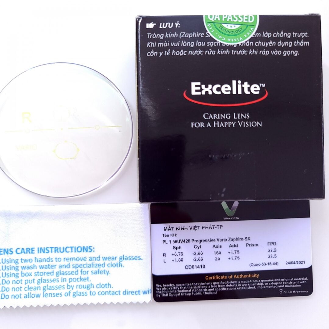 EXCELITE - THÁI LAN - Mắt Kính Việt Phát
