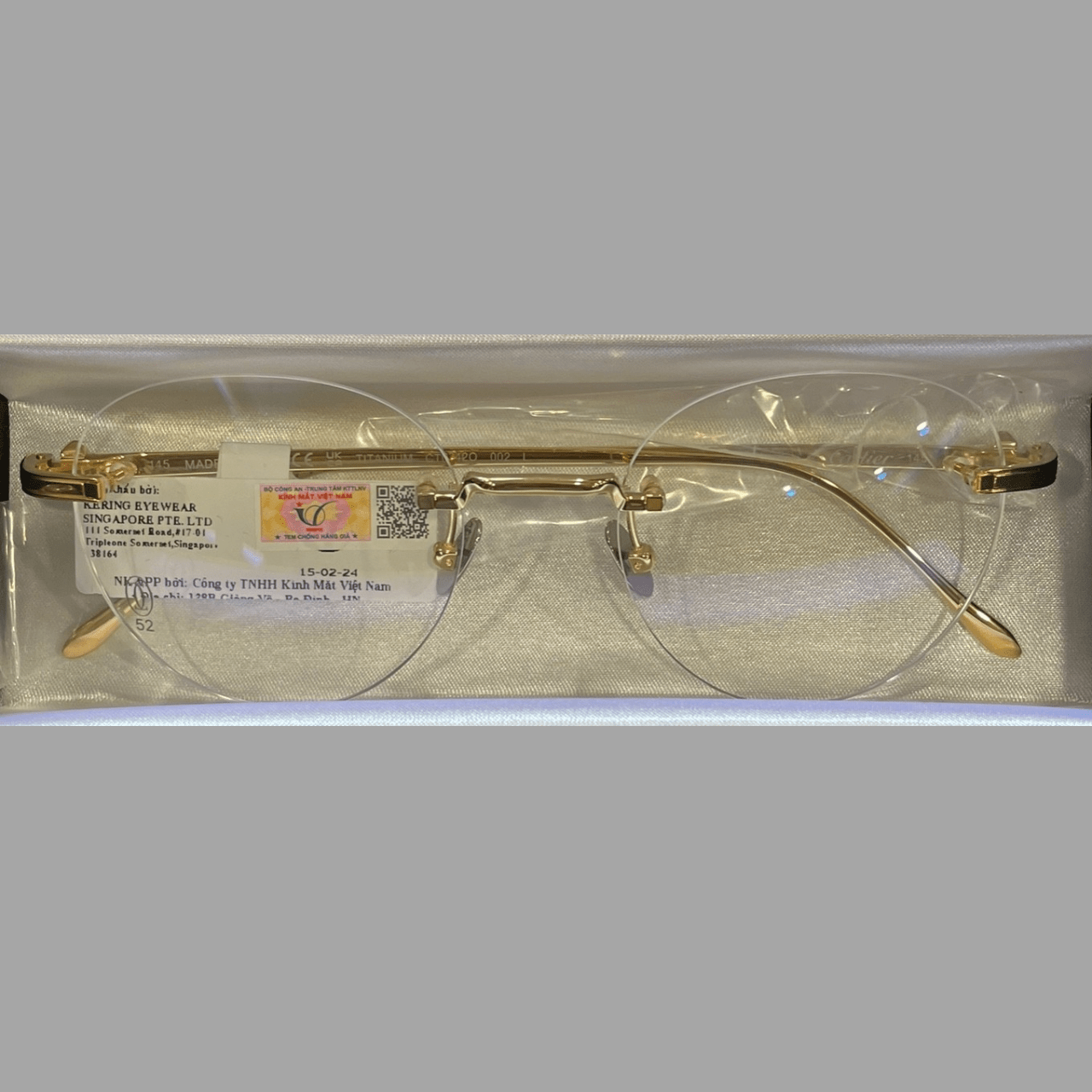 Gọng kính Cariter CT0342O-002 8 Cariter CT0342O-002