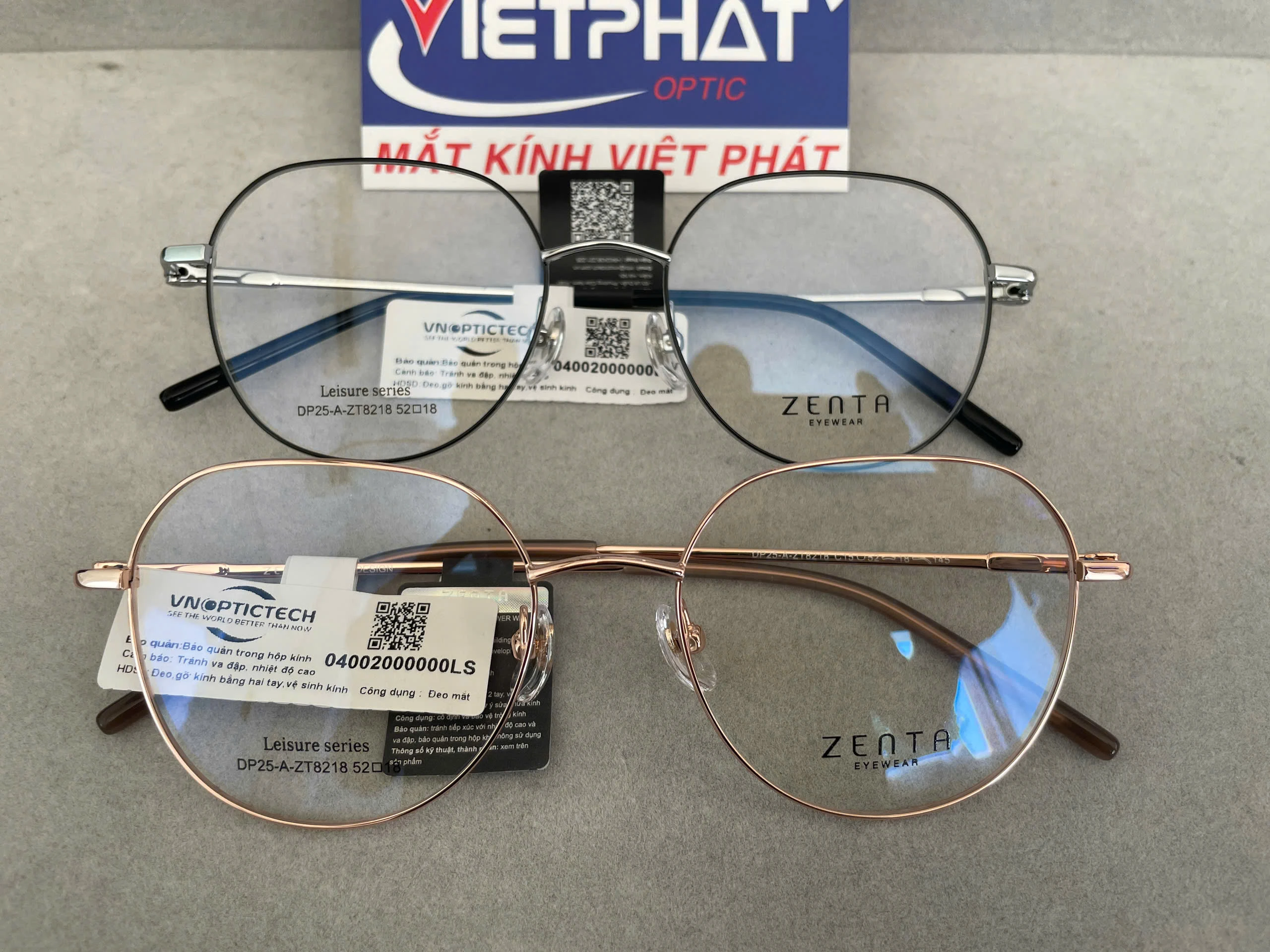 Gọng Kính ZENTA DP25-A-ZT8218 24 Gọng Kính ZENTA DP25-A-ZT8218