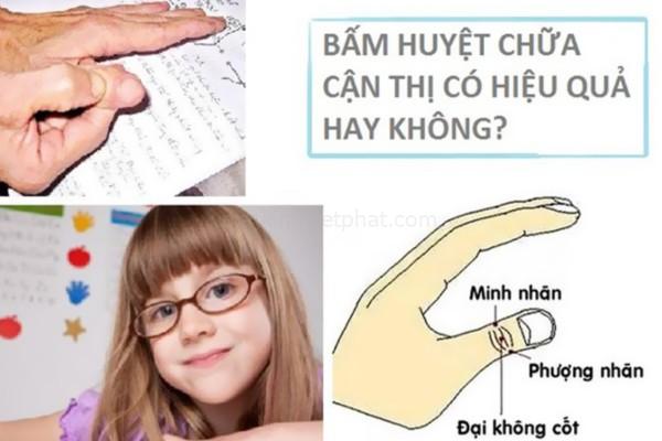 Phương pháp bấm huyệt chữa cận thị có hiệu quả không? 8 bấm huyệt chữa cận thị