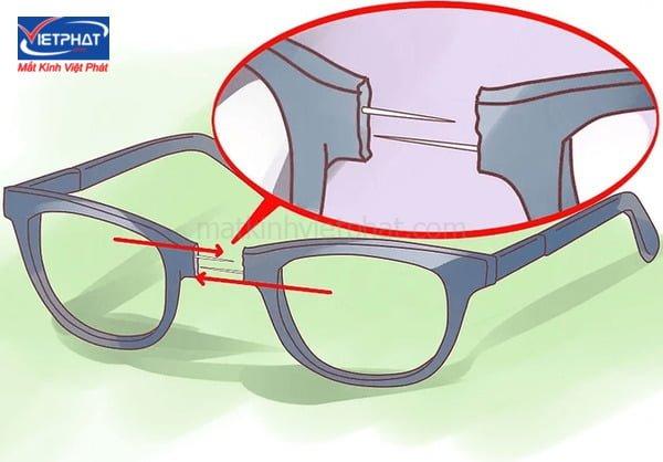 Hướng dẫn sửa gọng kính bị gãy hiệu quả tại nhà 10 Dùng nhiệt và ghim để sửa kính