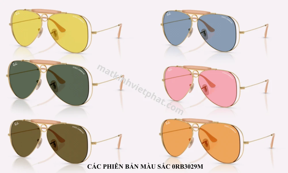 DOLCE&GABBANA x RAY‑BAN Aviator Phong Cách Ý