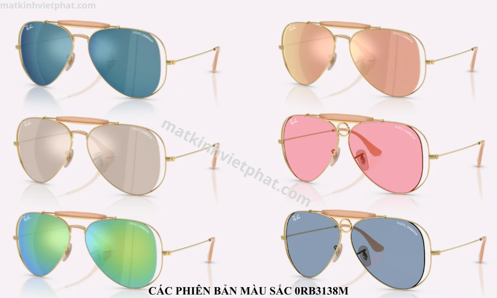DOLCE&GABBANA x RAY‑BAN Aviator Phong Cách Ý