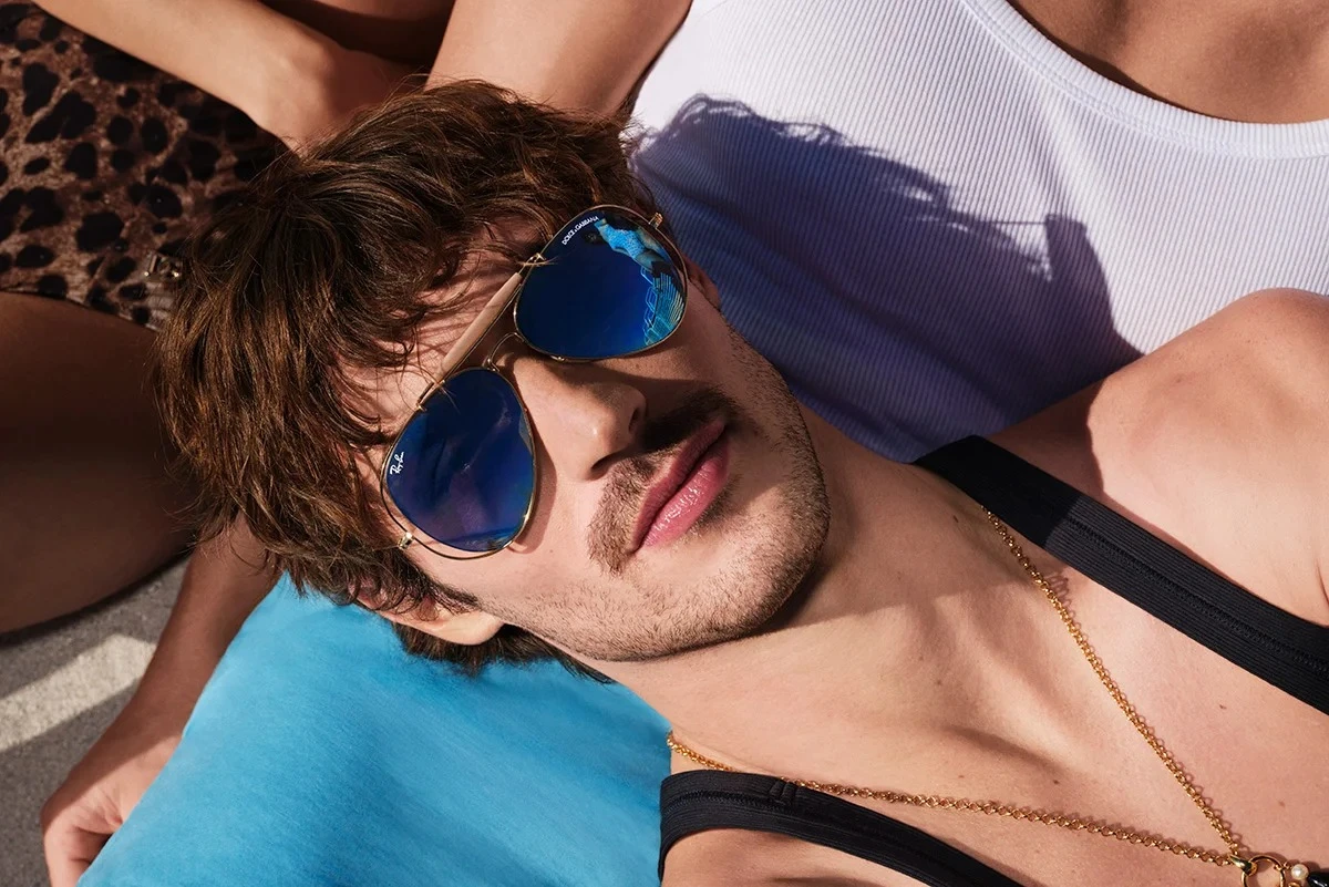 DOLCE&GABBANA x RAY‑BAN Aviator Phong Cách Ý
