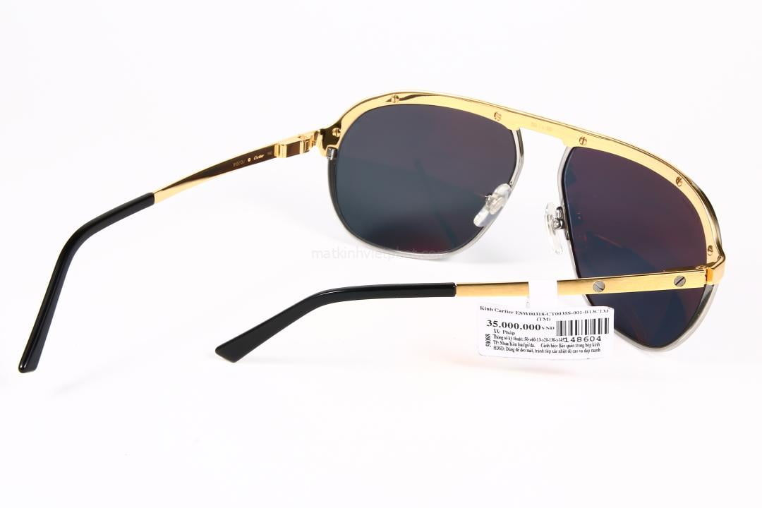 Kính mát Cartier CT0035S 16 Dáng kính thời thượng