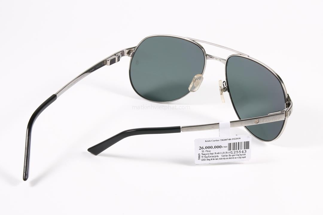 Kính mát Cartier T8200748-5322018 12 Dáng kính thời thượng