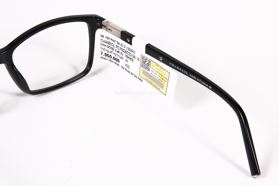 Gọng kính CHARRIOL PC75006 13 Càng kính chắc chắn