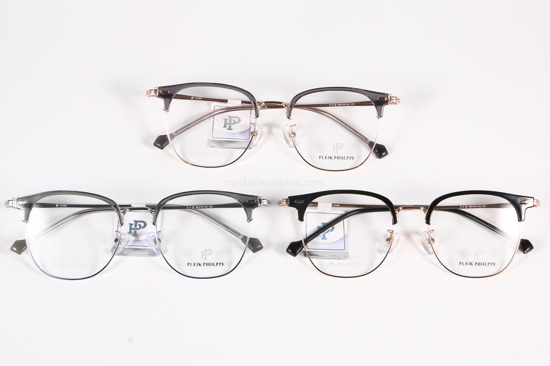 Gọng kính mắt tròn Vietphat 27006 12 Dáng kính unisex