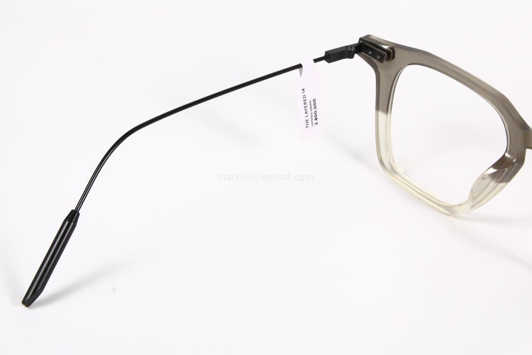 Gọng kính Seeson The Layered 14 15 Càng kính được làm từ titanium nguyên khối