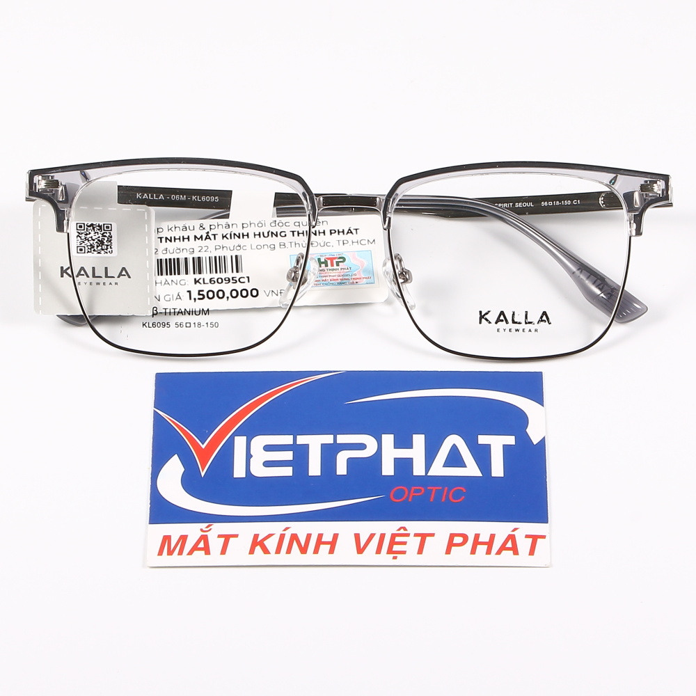 Gọng kính Clubmaster KALLA KL6095 17 Gọng kính Clubmaster KALLA KL6095