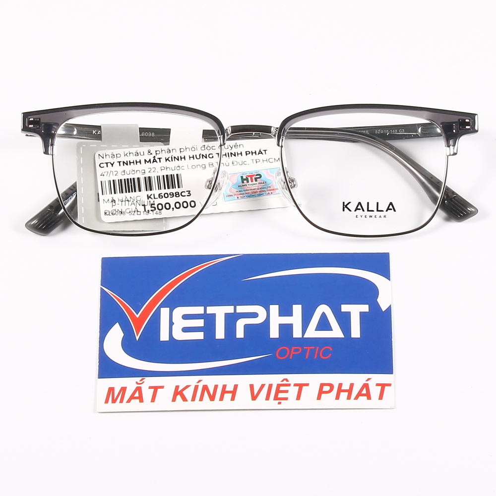 Gọng kính Clubmaster KALLA KL6098 16 Gọng kính Clubmaster KALLA KL6098
