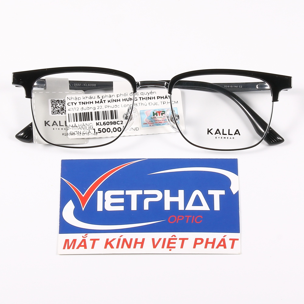 Gọng kính Clubmaster KALLA KL6098 17 Gọng kính Clubmaster KALLA KL6098