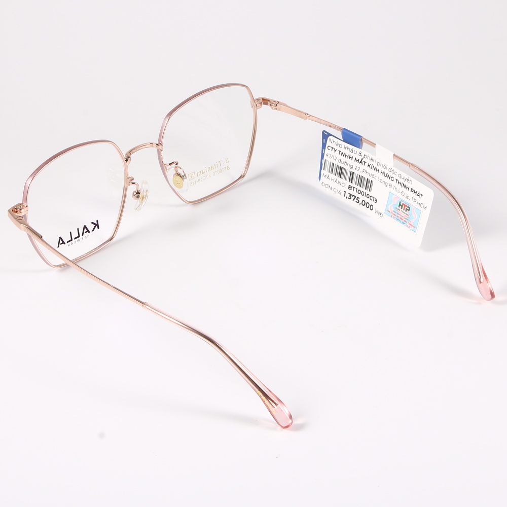Gọng kính đa giác KALLA BT10010 12 Gọng kính đa giác KALLA BT10010