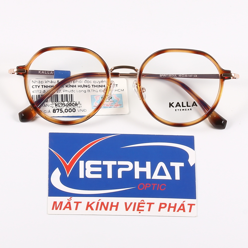 Gọng kính đa giác KALLA KLA7500 19 Gọng kính đa giác KALLA KLA7500