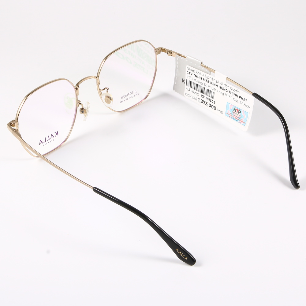 Gọng kính đa giác KALLA KT-1813 12 Gọng kính đa giác KALLA KT-1813