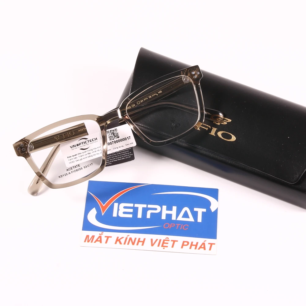 Gọng kính mắt vuông FIO KSY25-A-FIO8055 17 Gọng kính mắt vuông FIO KSY25-A-FIO8055