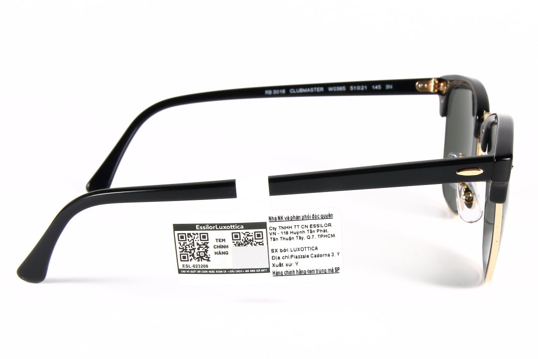 Kính Mát Rayban Clubmaster RB3016 30 Kính Mát Rayban Clubmaster RB 3016 - W0365