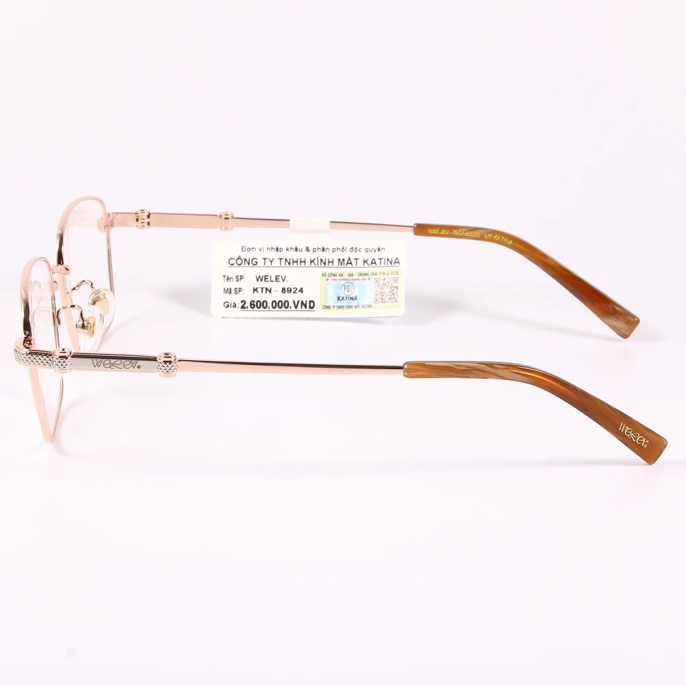 Gọng Kính Titan WELEV KTN-8924 6 Gọng Kính Titan WELEV KTN-8924