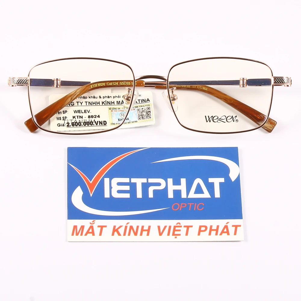Gọng Kính Titan WELEV KTN-8924 15 Gọng Kính Titan WELEV KTN-8924