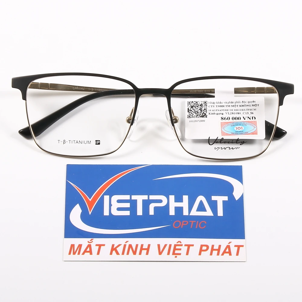 Gọng kính VELOCITY VL281080 12 Gọng kính VELOCITY VL281080