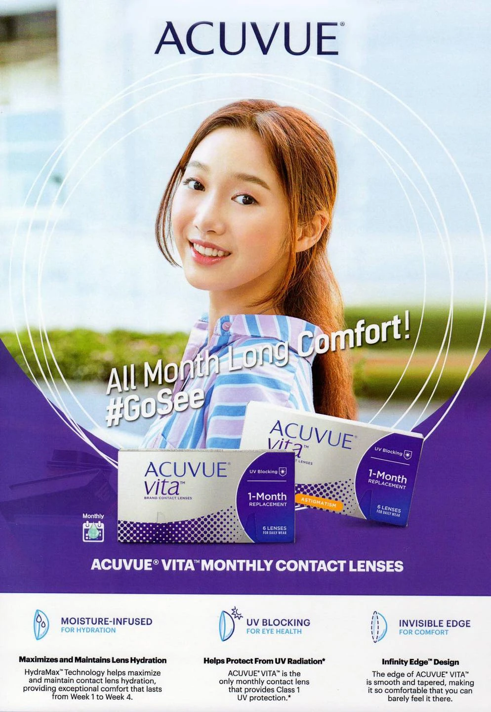 Kính áp tròng một tháng ACUVUE Vita Month 12 Kính áp tròng một tháng ACUVUE Vita Month