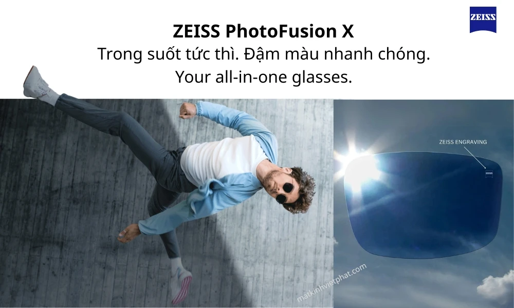 Nên chọn tròng đổi màu Essilor Transitions GEN S hay ZEISS PhotoFusion X