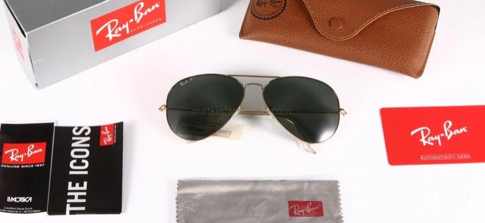Kính Polarized là gì? Cách nhận biết mắt kính phân cực Polarized 14 Kính Mát Rayban Polarized 3025